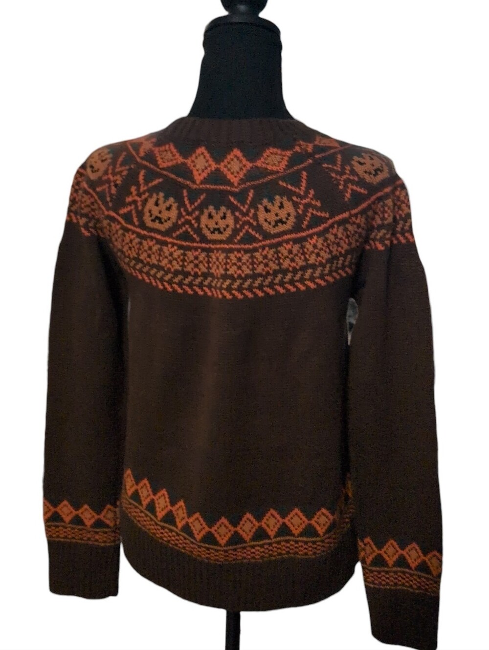 RARE! Kiel James Patrick Halloween Fair Isle Sweater - Picture 4 of 7